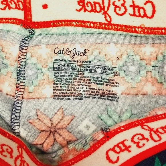 3/$12. Cat & Jack Fairisle Pajama Set. NWOT. - Picture 2 of 5